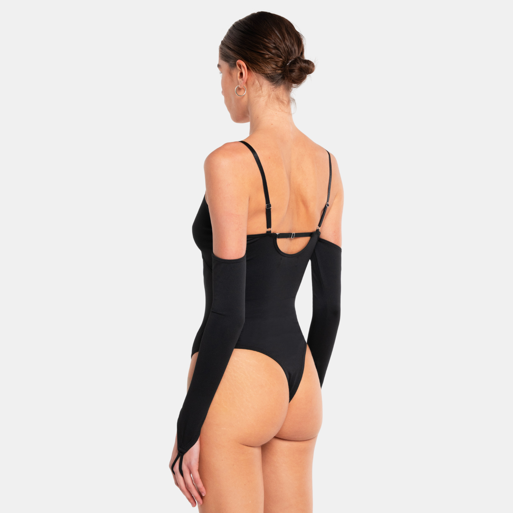 OW Collection Matilda Bodysuit | Black Caviar