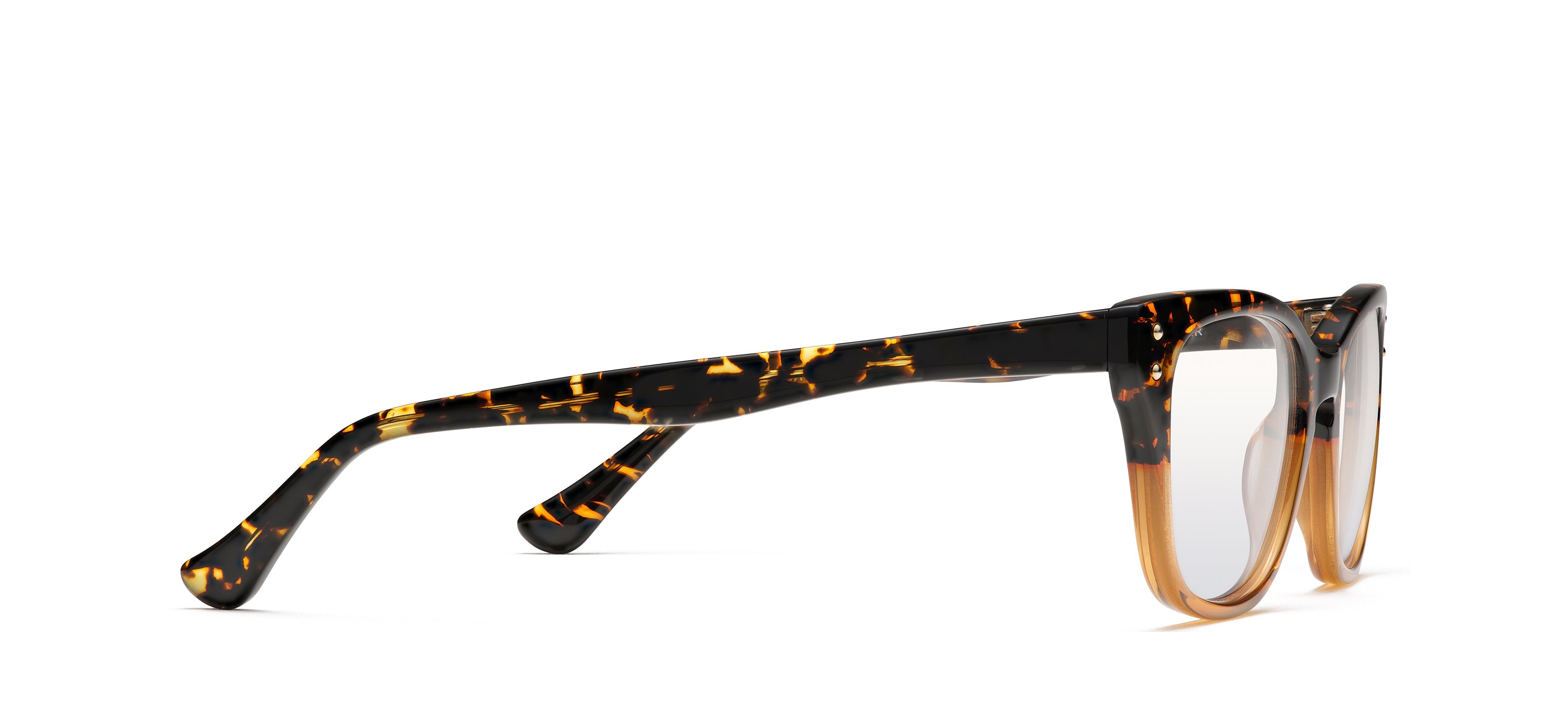 Writer in tortoise / cognac fade