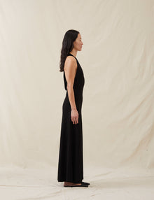 Womens | The Twist-Back Dress | Black