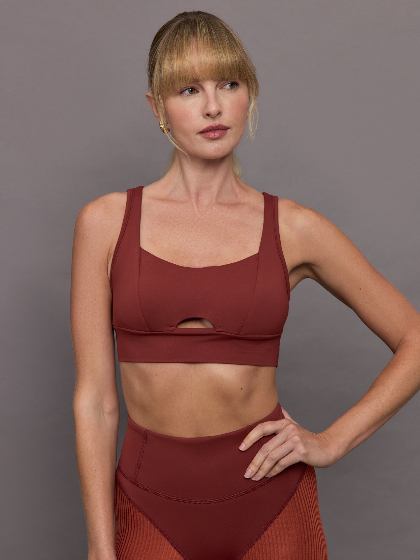 Michi | Verve Longline Bra | Terracotta