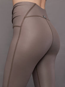 Michi | Palma Gloss Legging | Bronzed Pewter