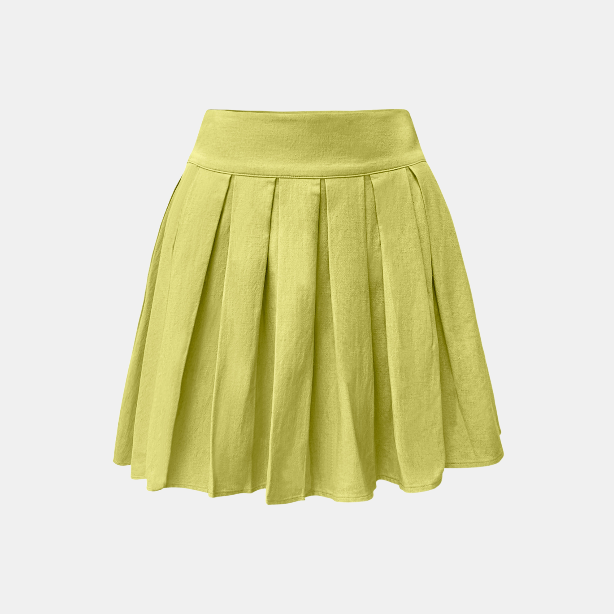 OW Collection Mira Pleats Skirt | Moss