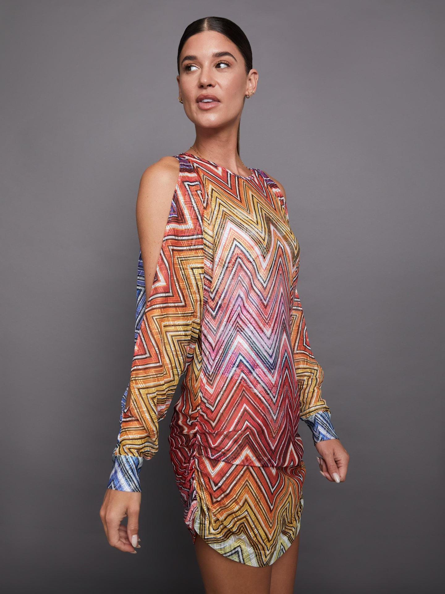 Missoni | Short Cover Up | Multi Chevron