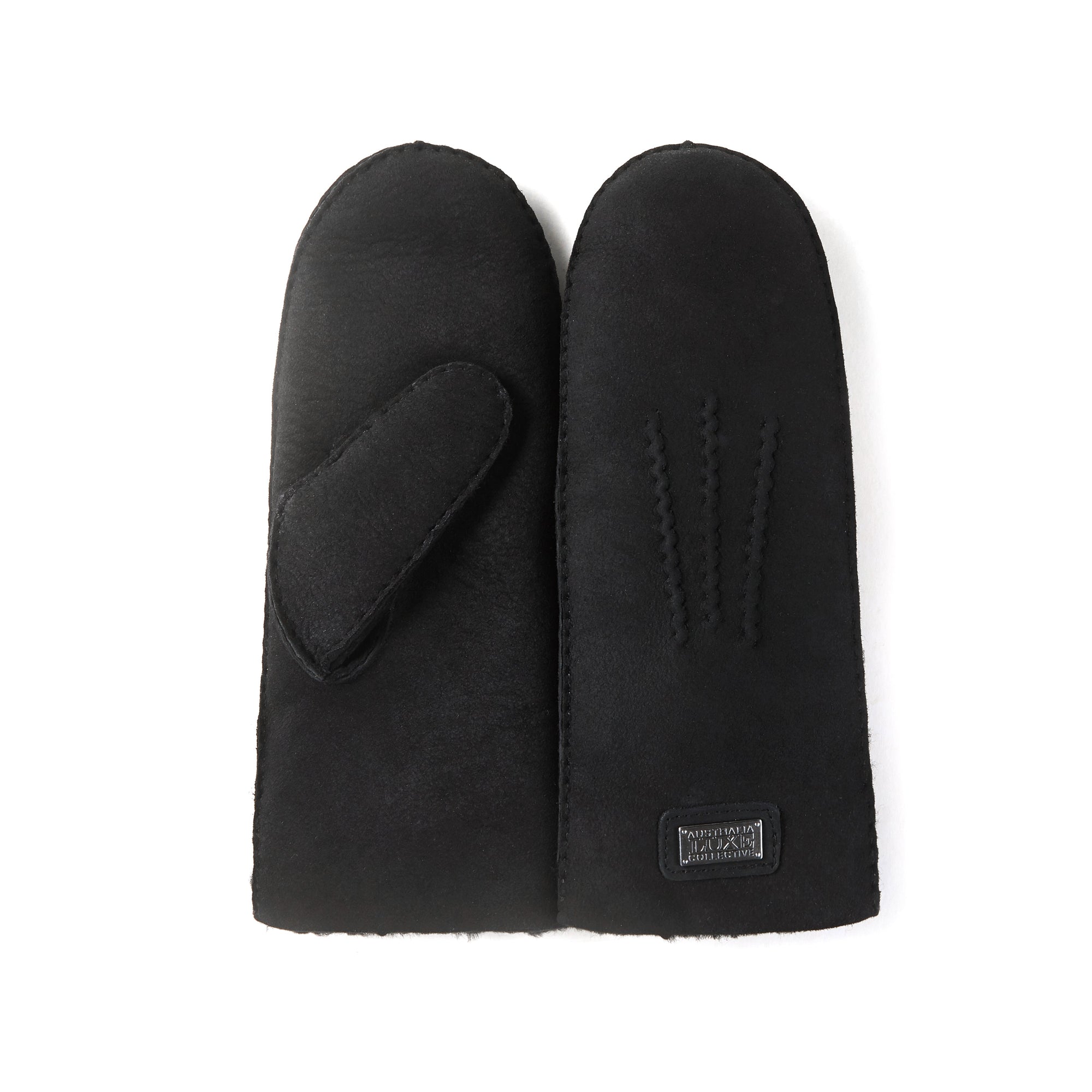 MITTS SUEDE BLACK - Australia Luxe Collective