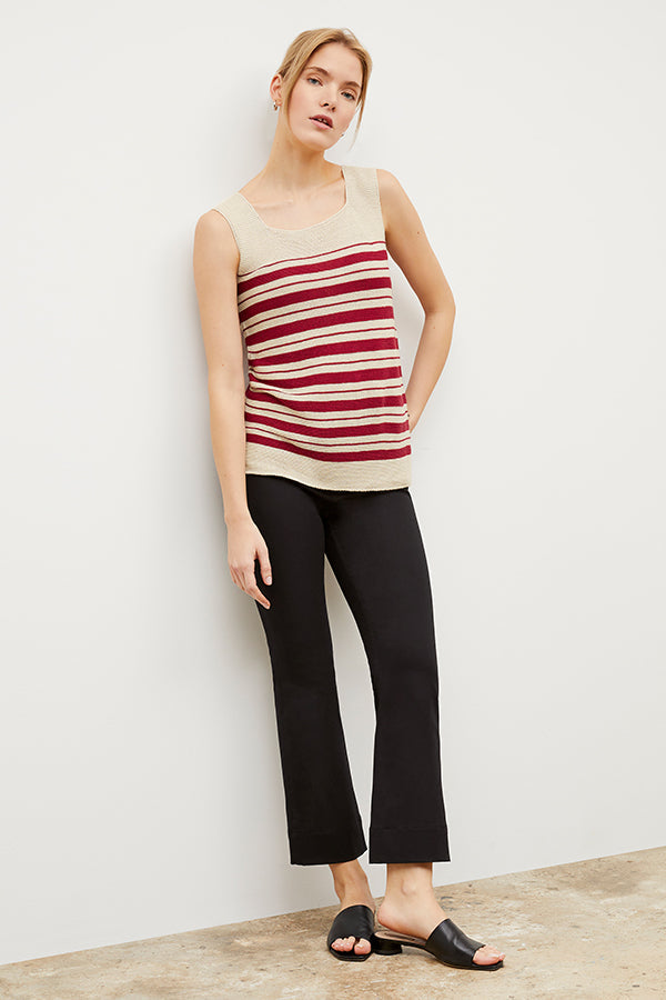 Front image of a woman wearing the Archie Jean in Black | Exclude