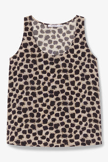 Packshot image of the vicky tank in sahara print | Exclude | Still