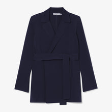 Still image of the merritt jardigan in navy
