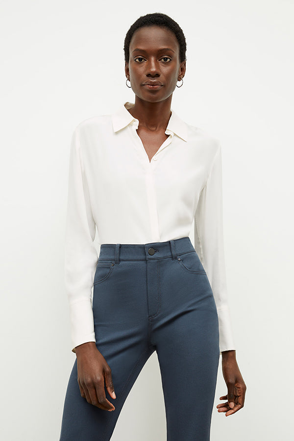 Front image of a woman wearing the Archie Jean - Better Than Denim in Dusty Indigo | Exclude