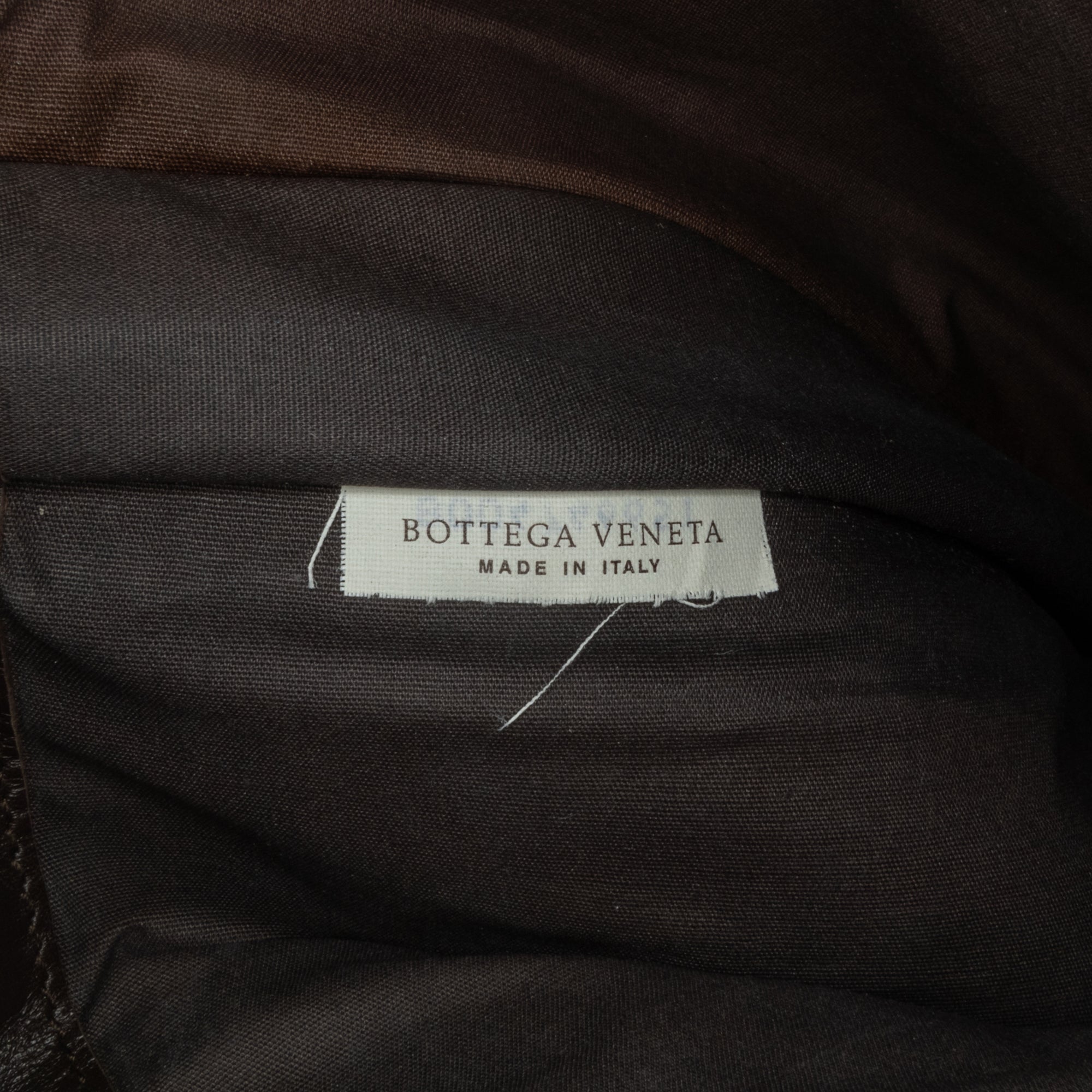 Bottega Veneta | Pre-Owned Intrecciato Business Bag | Brown