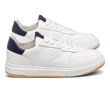 Unisex | Moses | White Leather Navy