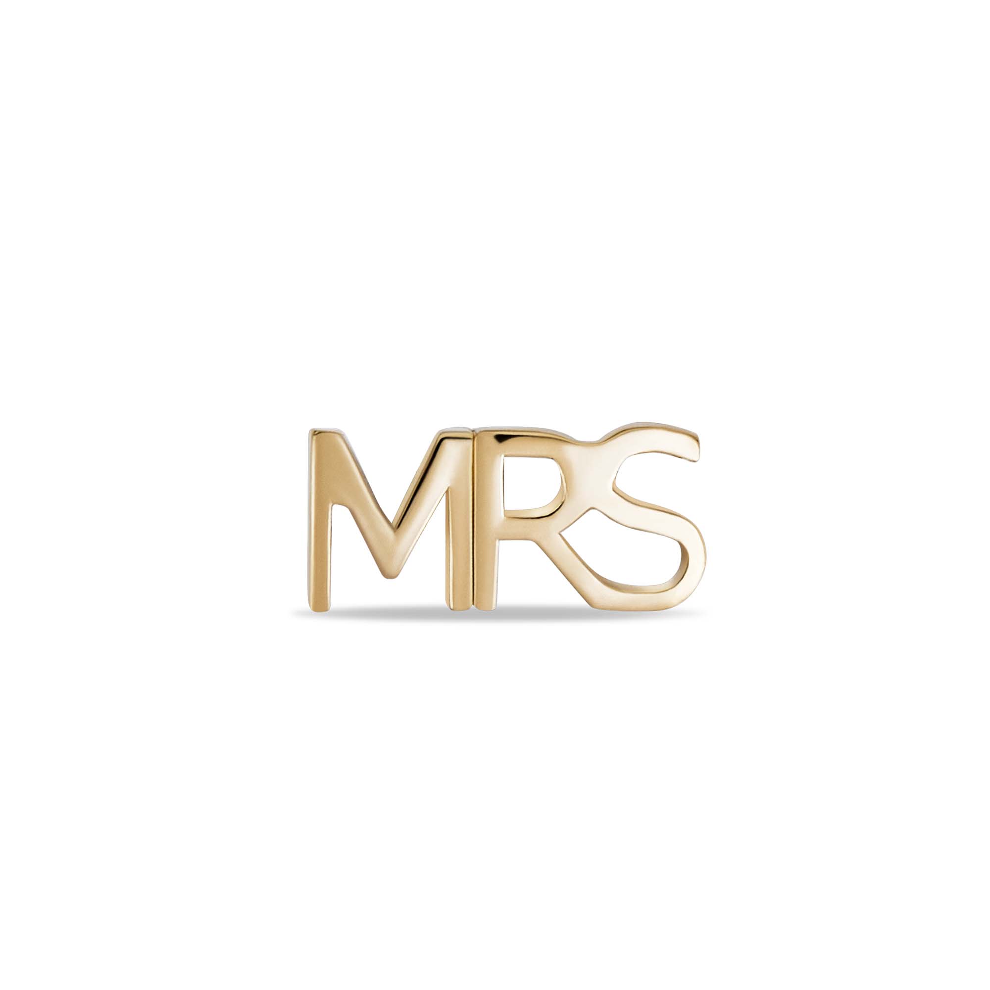 Stone and Strand 10K Yellow Gold MRS Stud Front Image