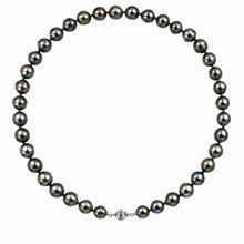 Round Strand Necklace | 14K Yellow Gold | Black Tahitian Pearl