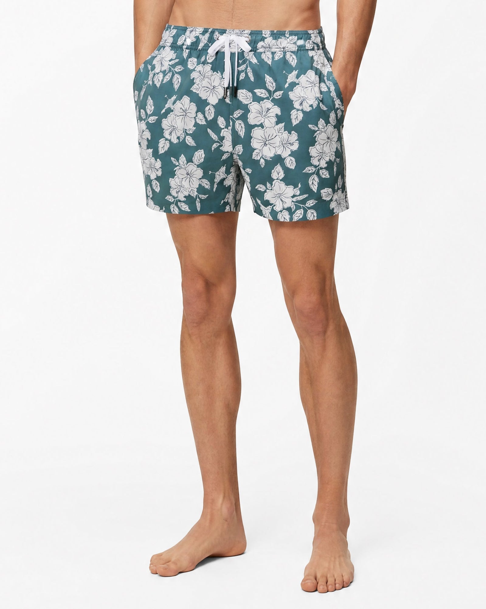 Mens | Stretch Volley Swim Short 5" | Ivy Floral