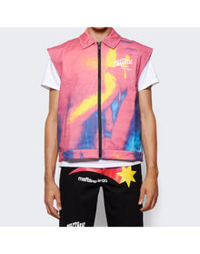 MSFTSrep | Men | Trippy Summer Workwear Vest | Multicolor