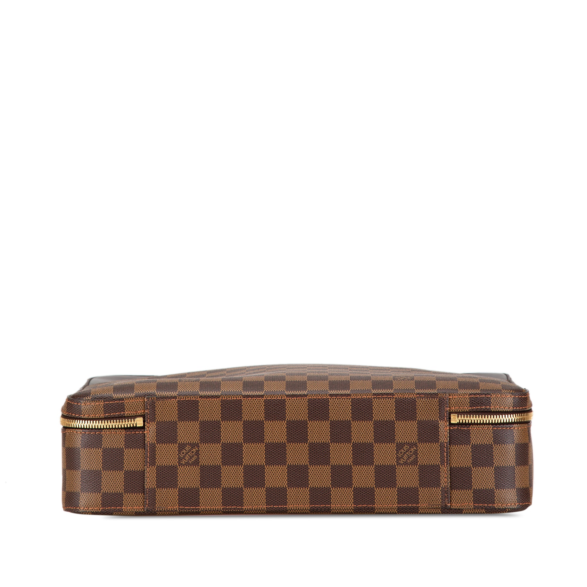 Louis Vuitton | Pre-Owned Damier Ebene Porte Ordinateur Sabana | Brown