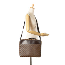 Louis Vuitton | Pre-Owned Damier Ebene Porte Ordinateur Sabana | Brown