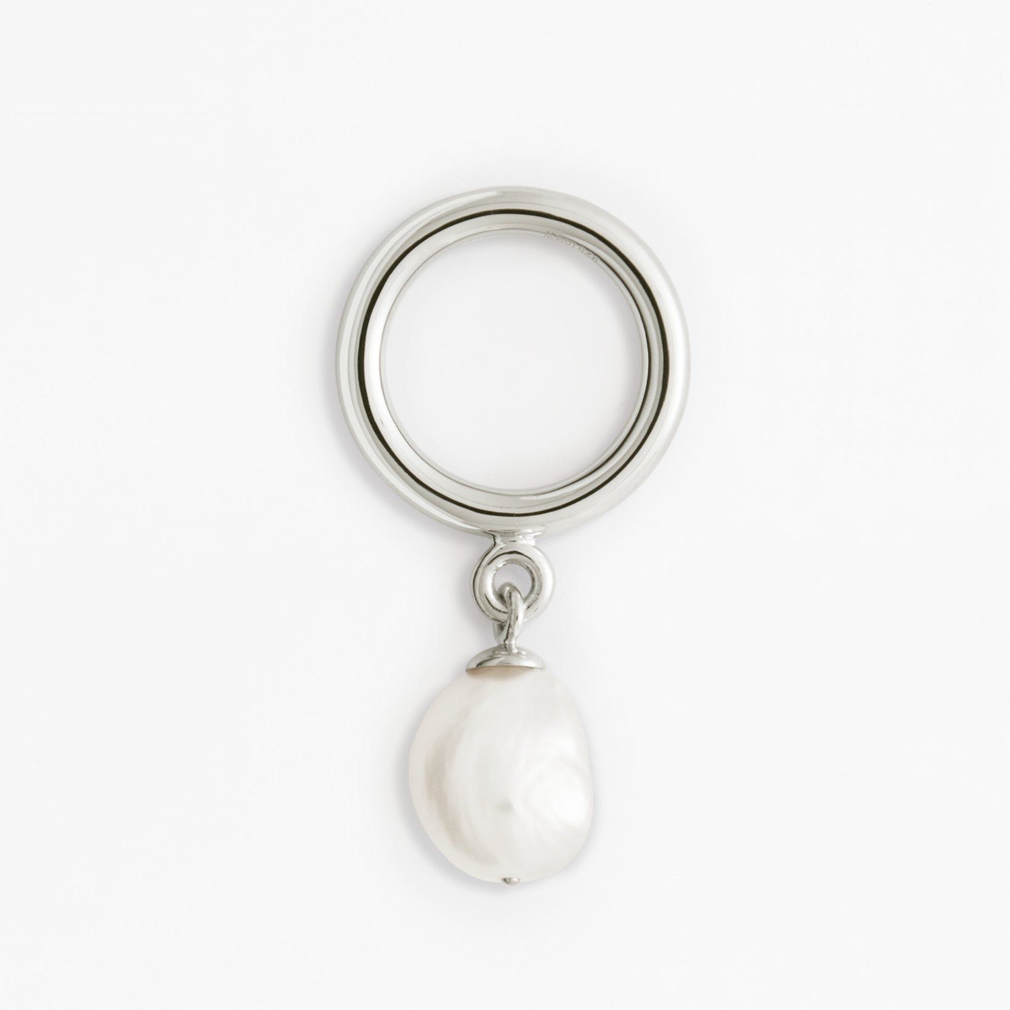 Nova Ring - High Polish | Sterling Silver | Freshwater Pearls