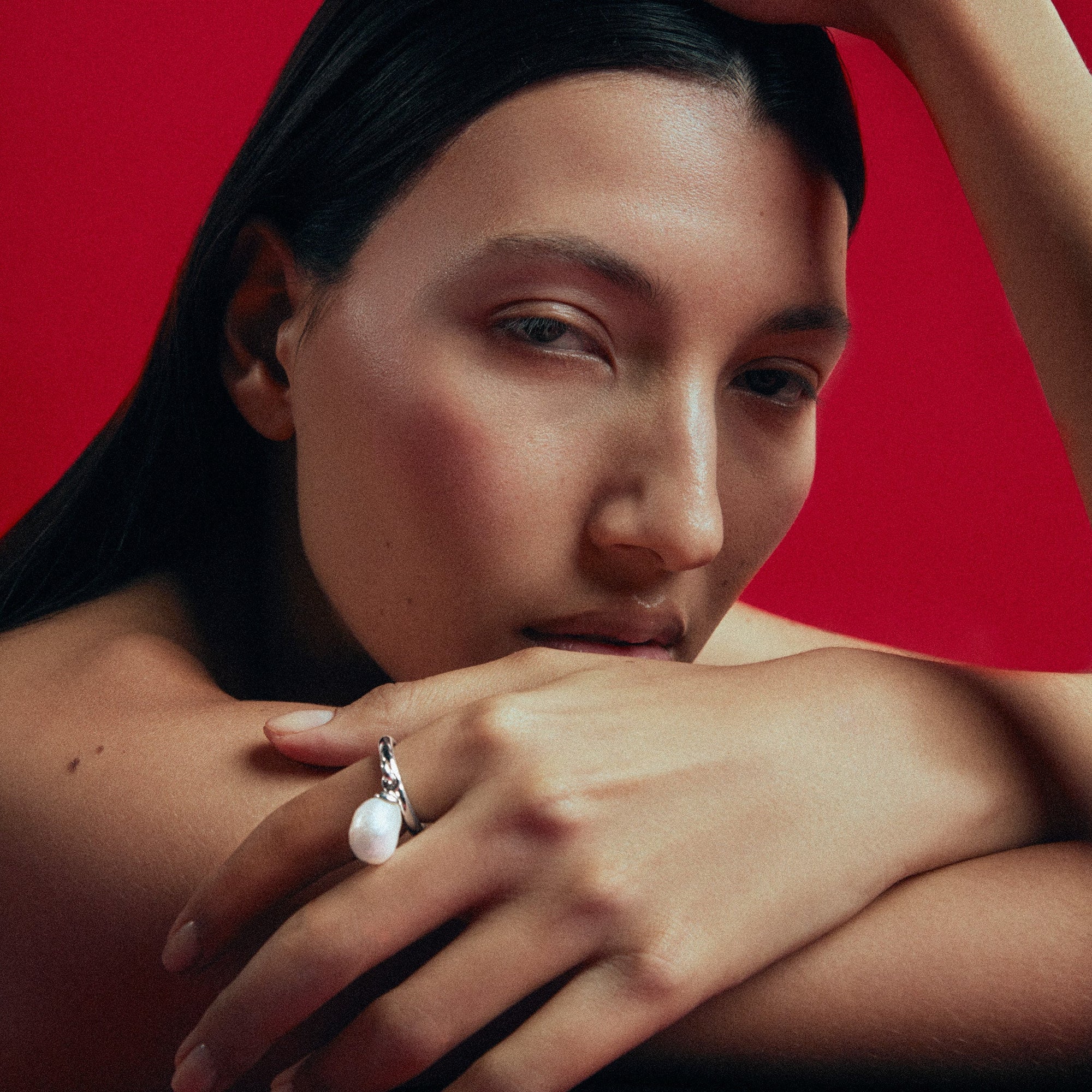 Nova Ring - High Polish | Sterling Silver | Freshwater Pearls