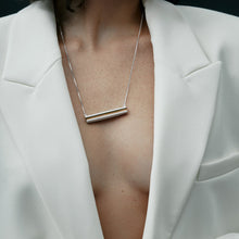 Inverse Pendant | Sterling Silver | Smokey Quartz