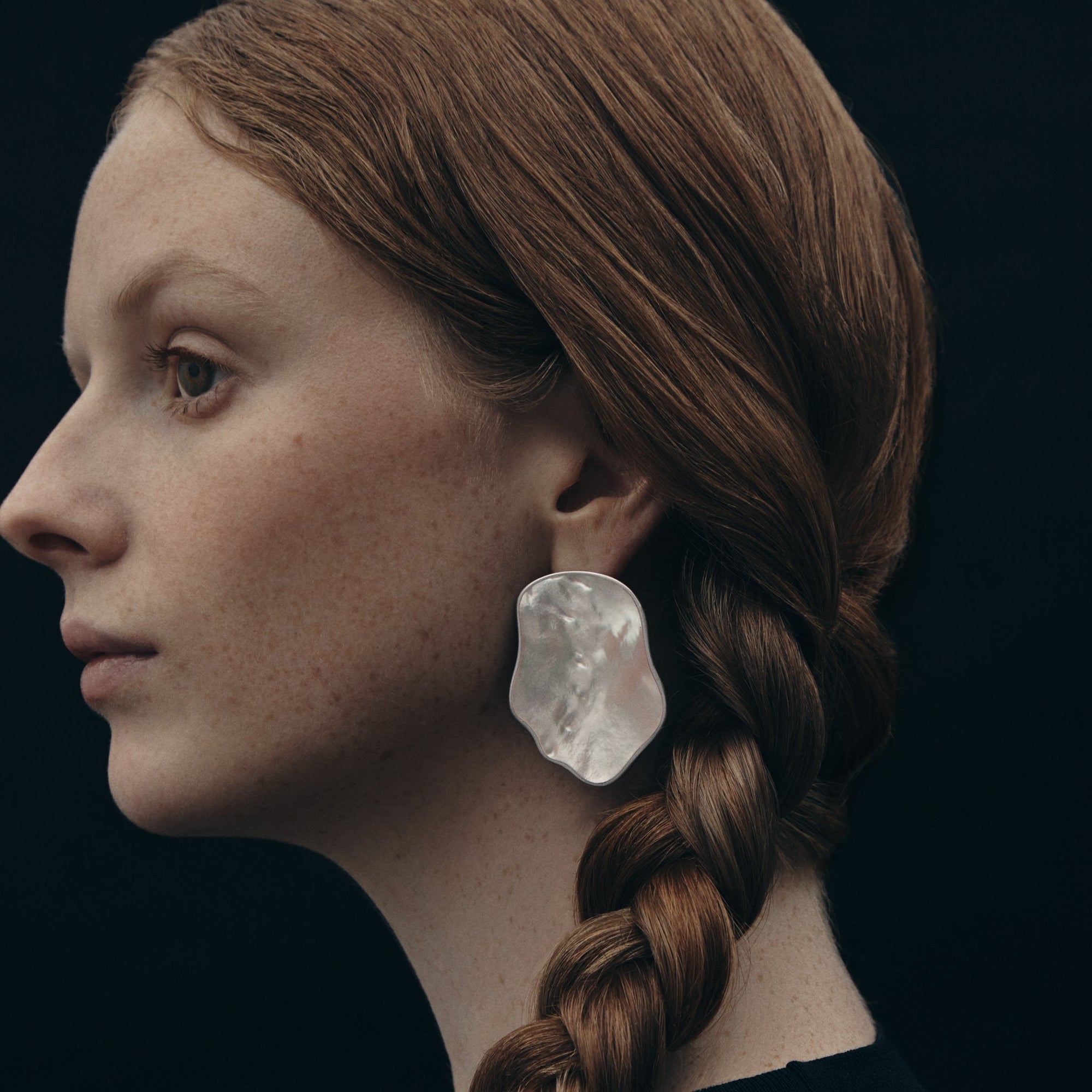 Wynona Earrings | Sterling Silver | Mother of Pearl