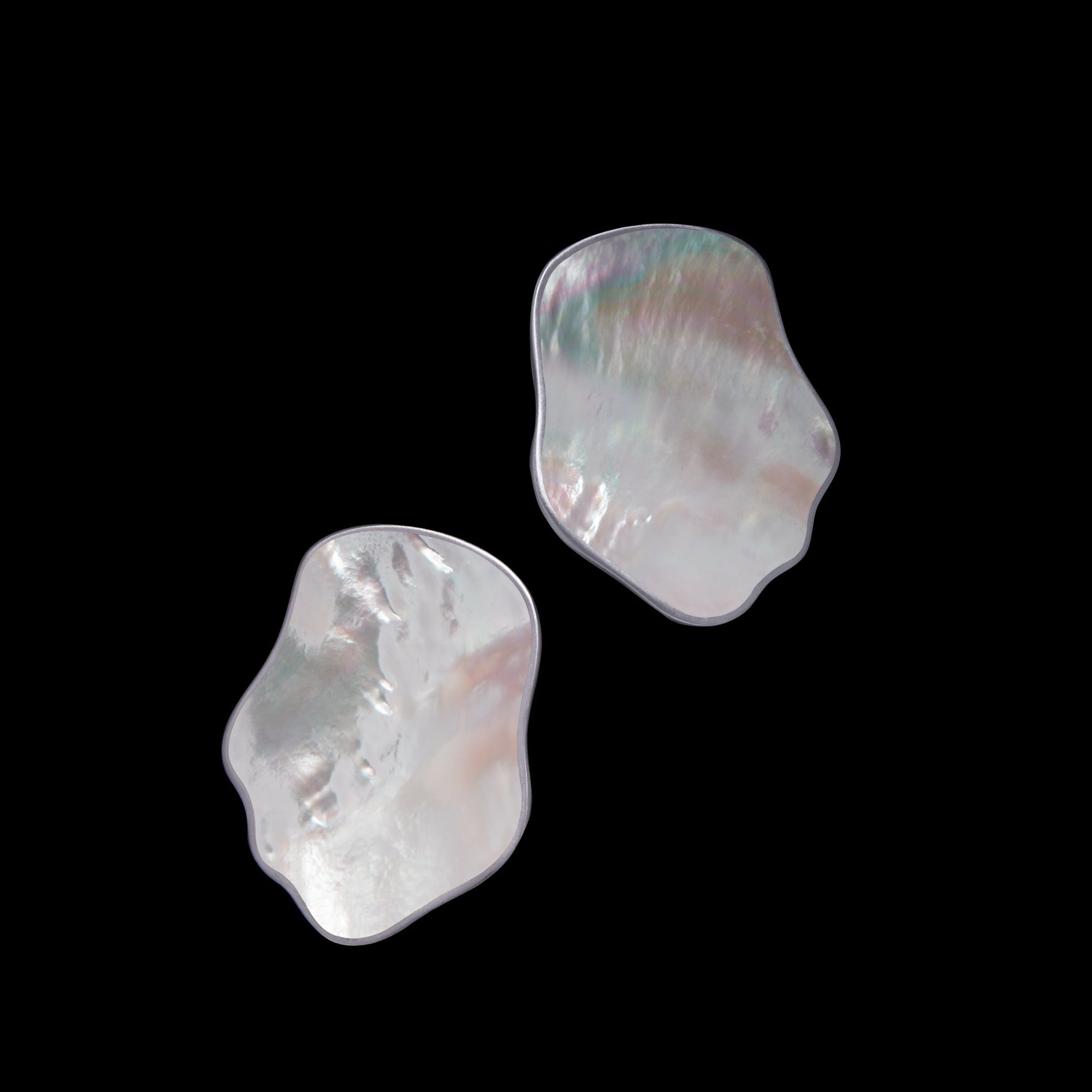 Wynona Earrings | Sterling Silver | Mother of Pearl