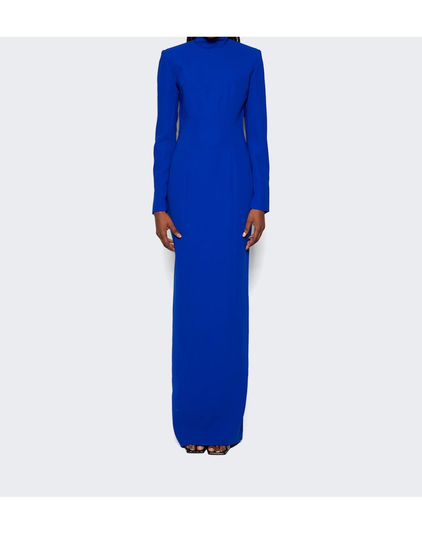 Mônot | Women | High Neck Backless Dress | Blue