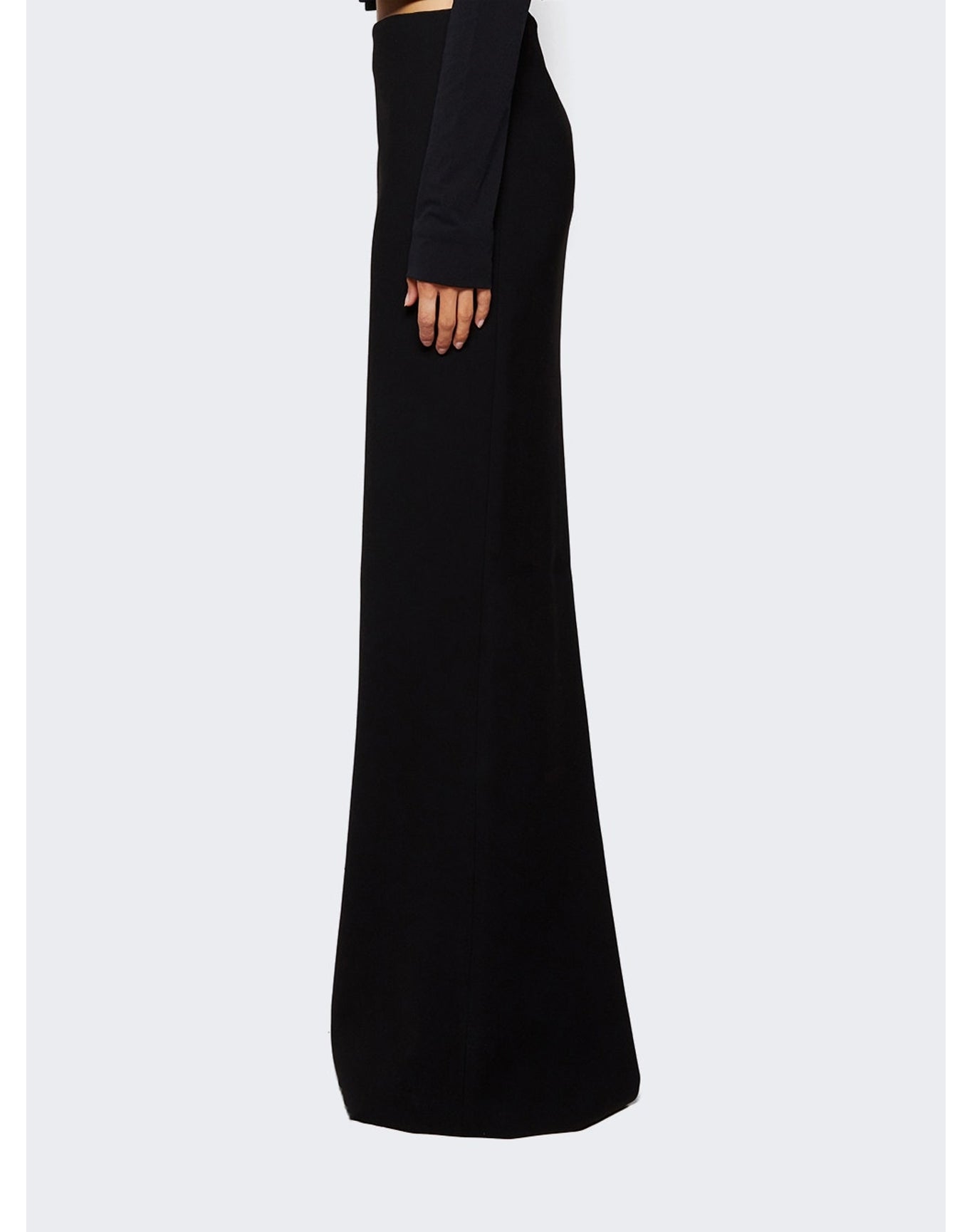 Mônot | Women | High Waist Column Skirt | Black