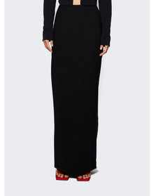 Mônot | Women | High Waist Column Skirt | Black