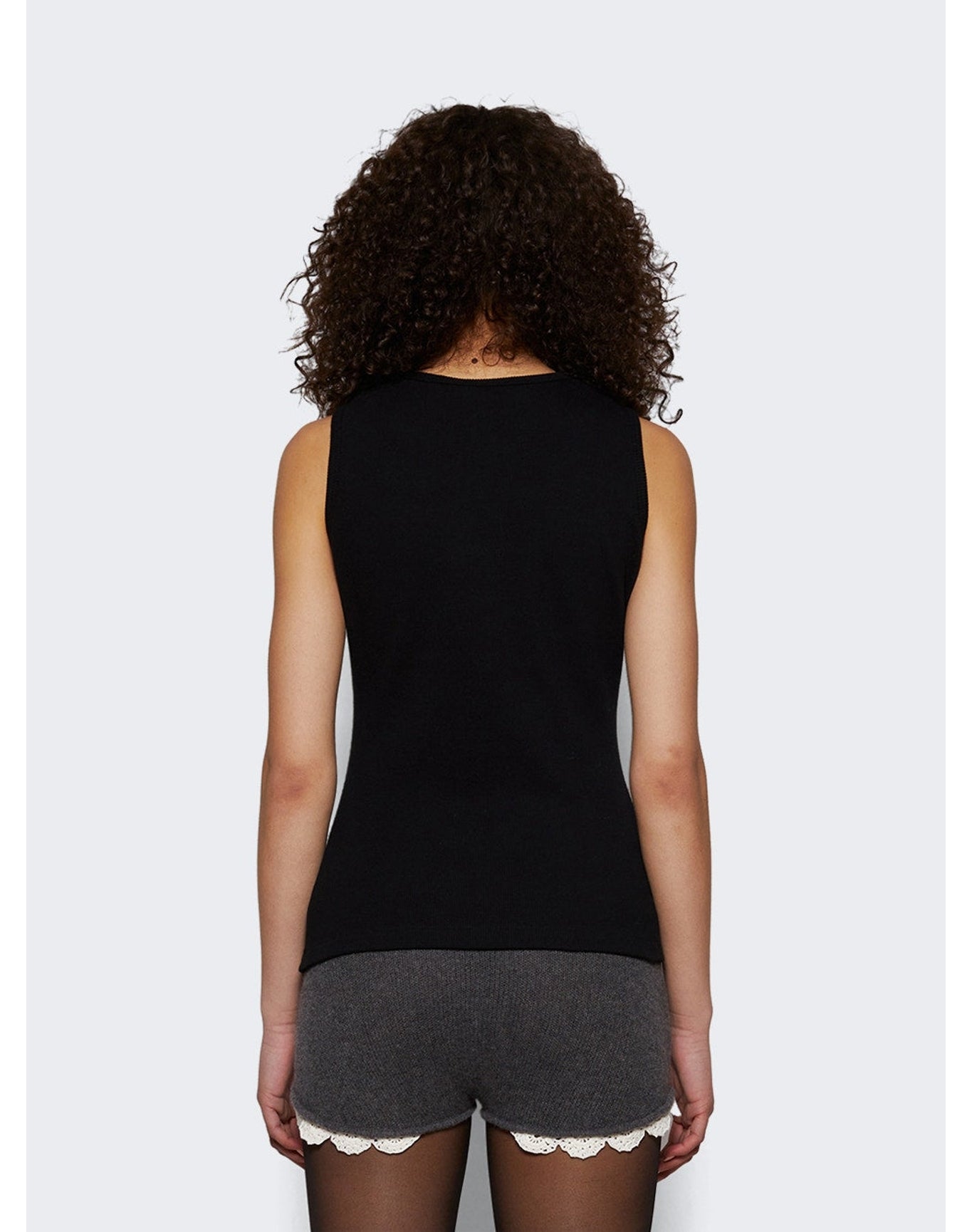 Magda Butrym | Women | Crochet Bra Tank Top | Black