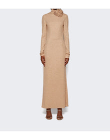 Magda Butrym | Women | Crystal Embellished Open-back Gown | Beige