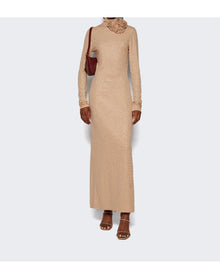 Magda Butrym | Women | Crystal Embellished Open-back Gown | Beige