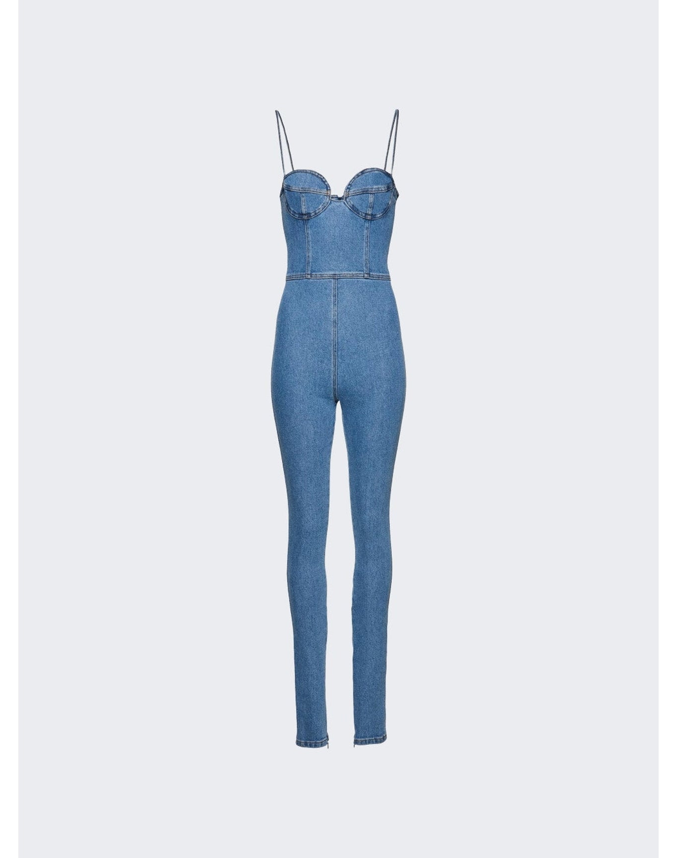 Magda Butrym | Women | Denim Bustier Jumpsuit | Blue