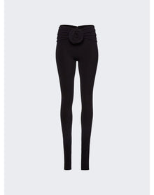 Magda Butrym | Women | Flower Embellished Leggings | Black