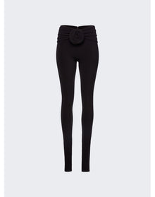 Magda Butrym | Women | Flower Embellished Leggings | Black