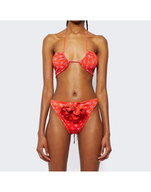 Magda Butrym | Women | High Leg Swim Tops | Red