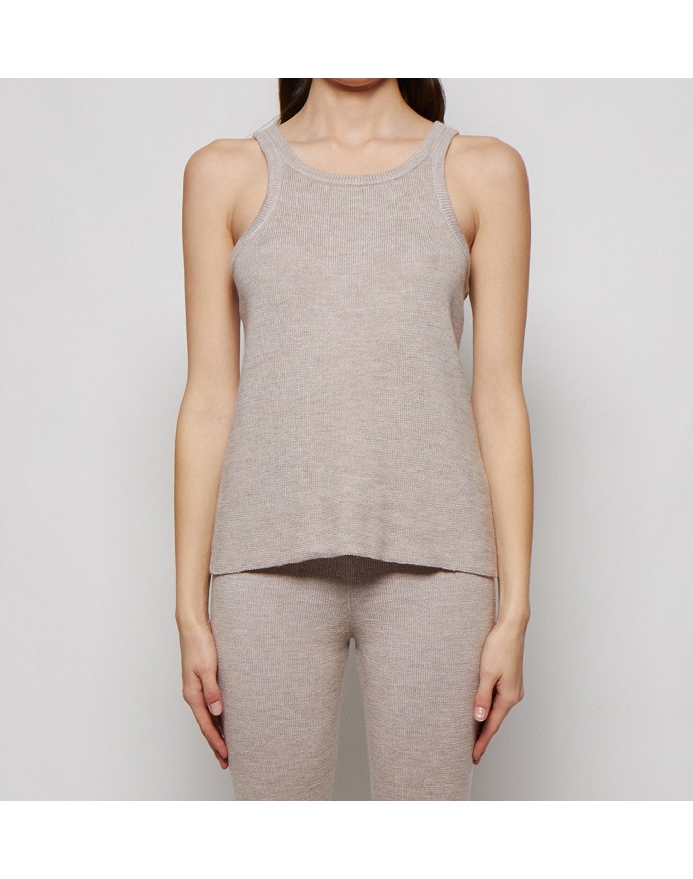 Magda Butrym | Women | Knit Tank Top | Beige