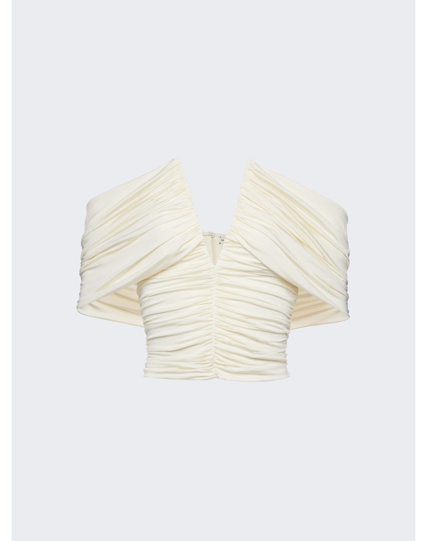 Magda Butrym | Women | V Neck Wrap Blouse | Cream