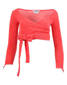 Maisie Wilen | Women | Dramady Wrap Top | Tomato