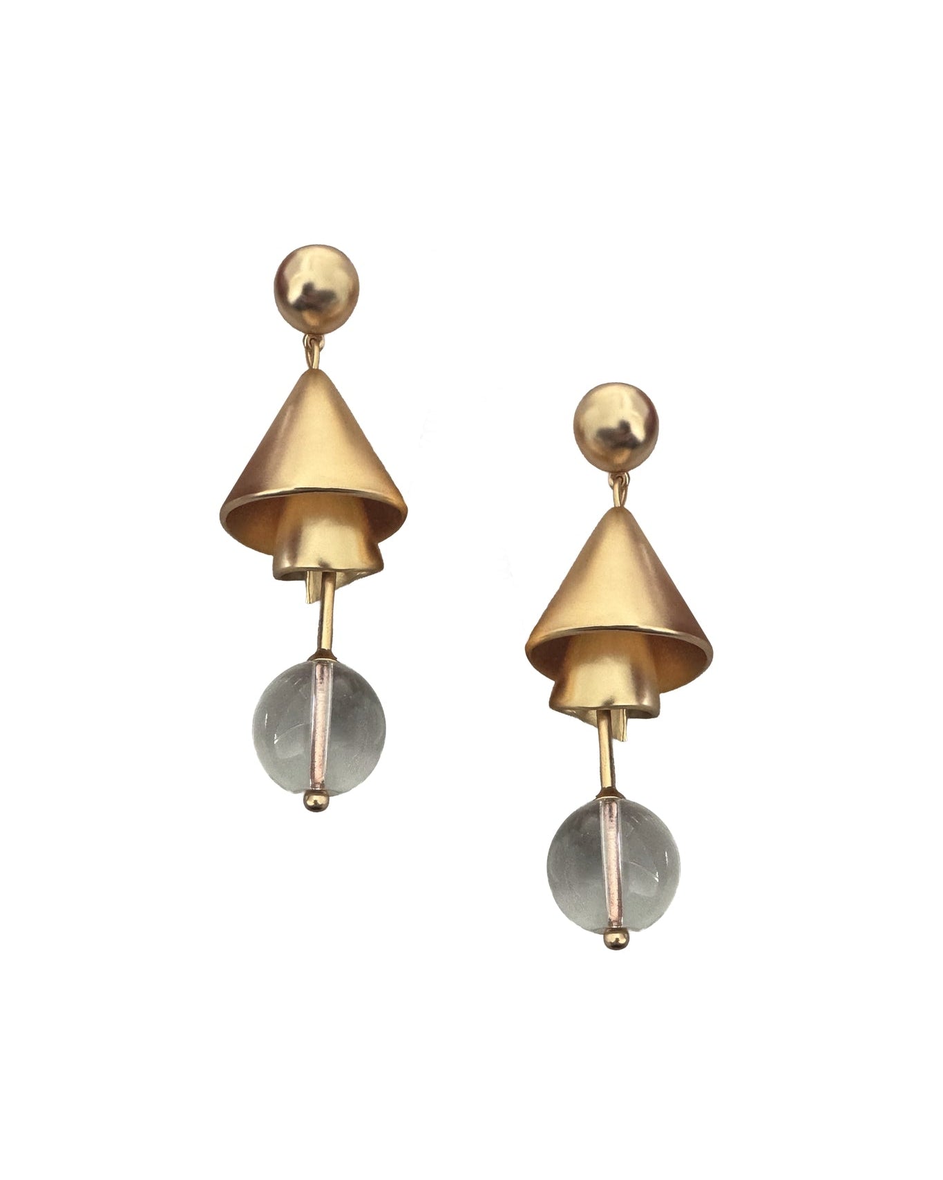 Mandi Earrings | Gold-Plated Brass