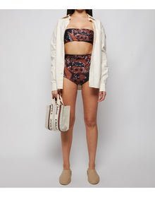 Mara Hoffman | Women | Calaia Abigail Strapless Bikini Top | Black x Brown