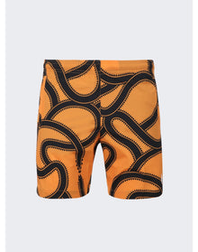 Marcelo Burlon County of Milan | Men | All Over Snakes Swimshort | Ocher Yellow