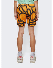 Marcelo Burlon County of Milan | Men | All Over Snakes Swimshort | Ocher Yellow