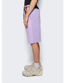 Marine Serre | Men | Regenerated Graphic T-shirt Shorts | Lilac Breeze