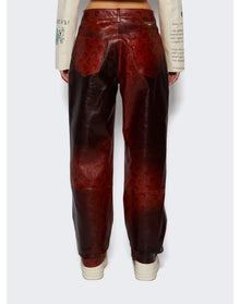 Marine Serre | Women | Airbrushed Straight Leg Pants | Multicolor