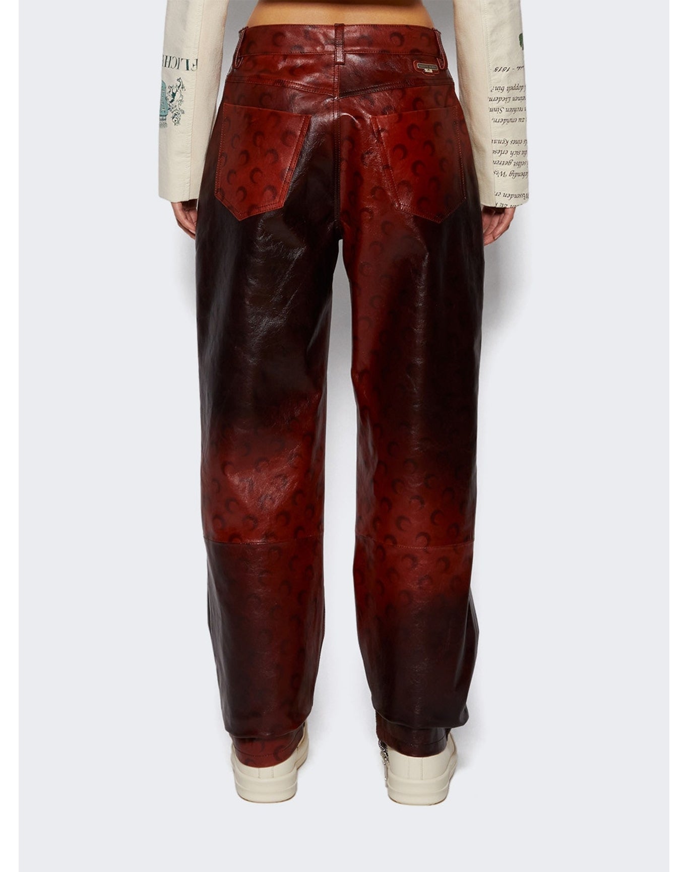 Marine Serre | Women | Airbrushed Straight Leg Pants | Multicolor