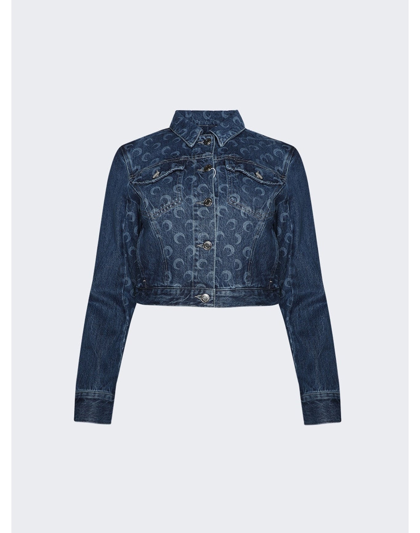 Marine Serre | Women | Deadstock Boxy Jacket | Blue