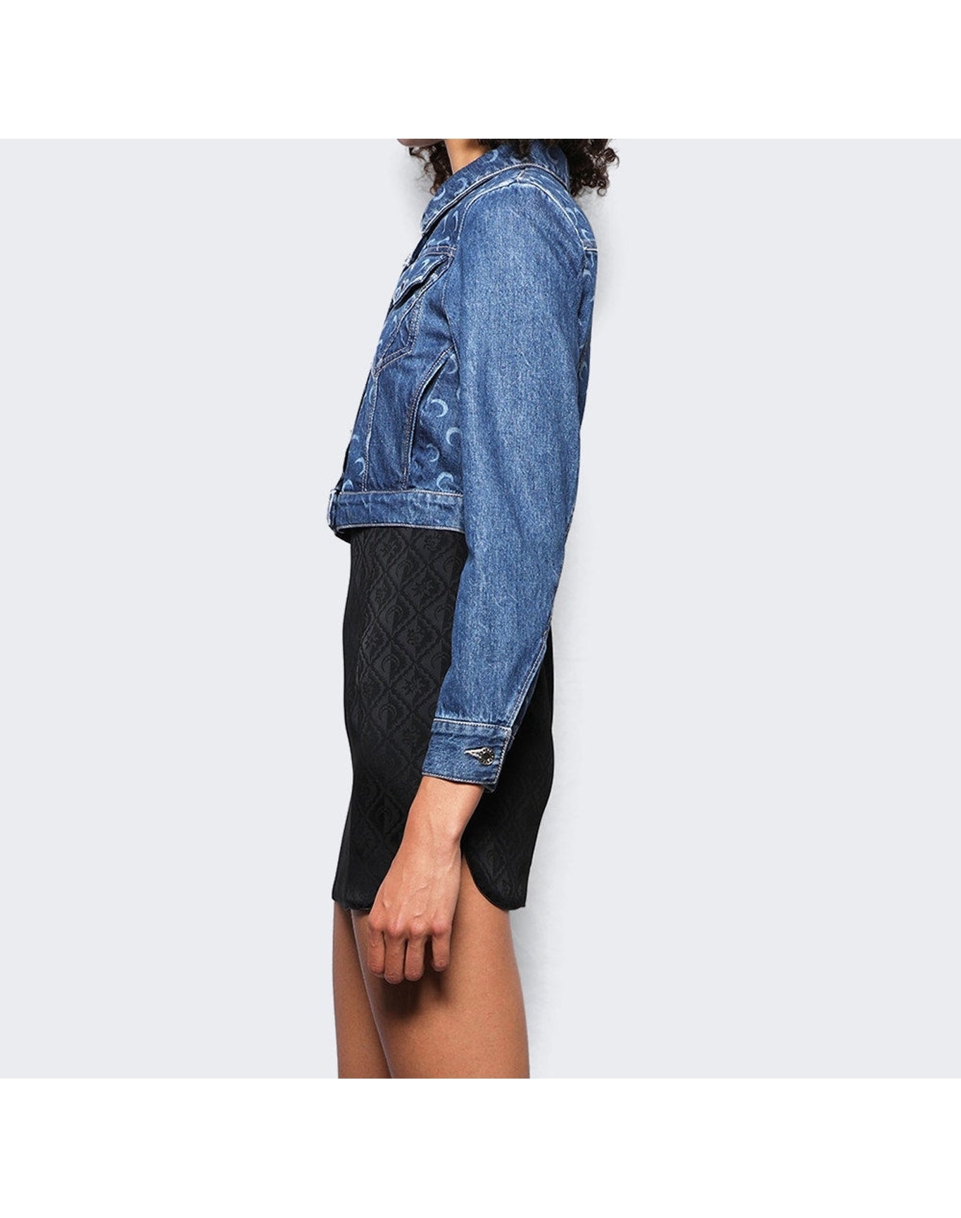 Marine Serre | Women | Deadstock Boxy Jacket | Blue