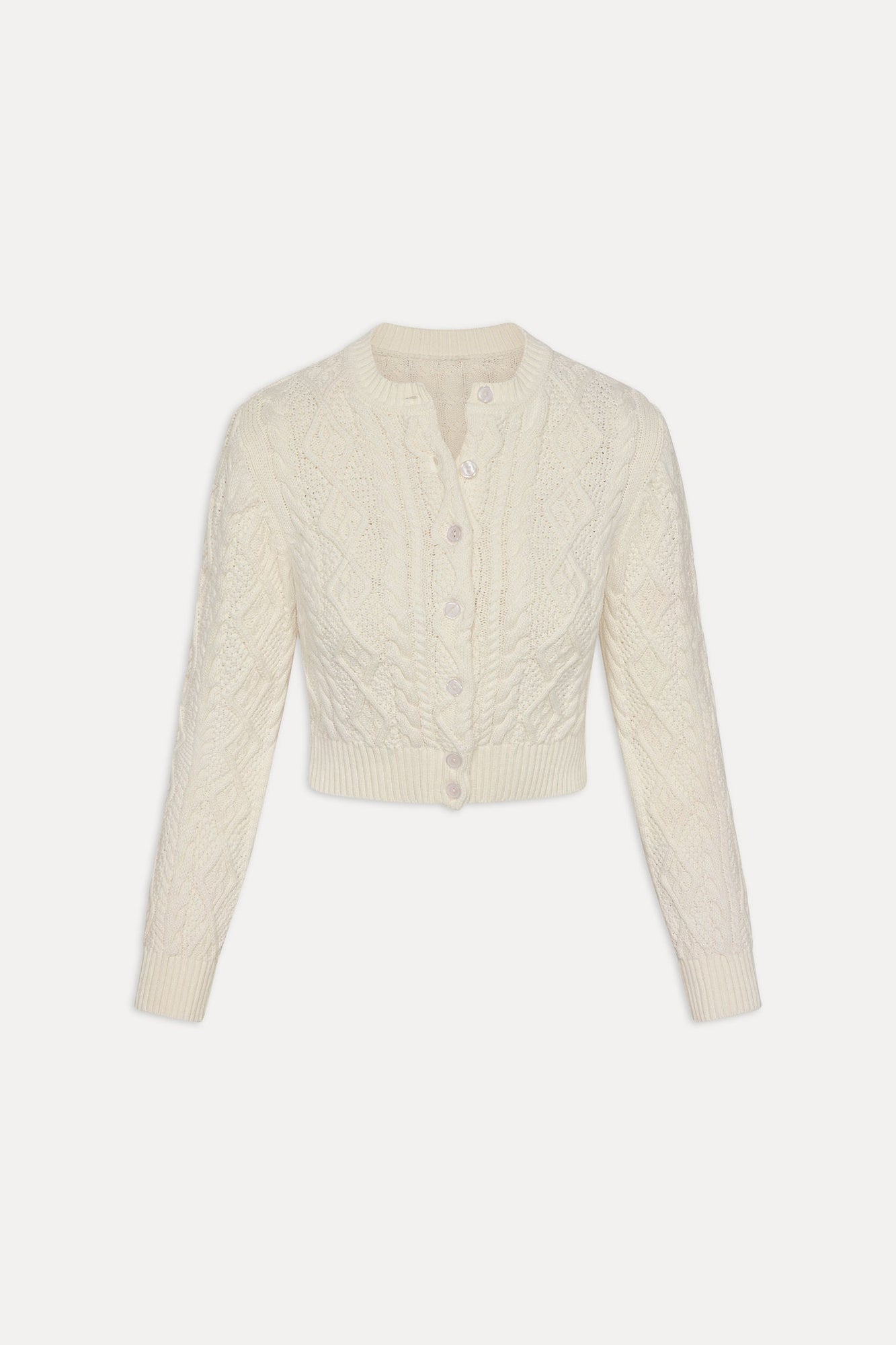 Marley Button Up Knit Cardigan - Honeymoon