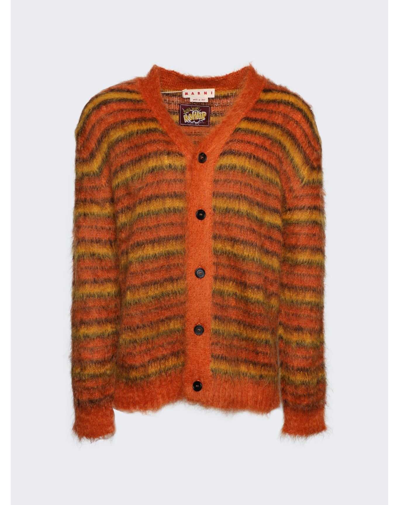 Marni | Men | V-neck Cardigan | Lobster