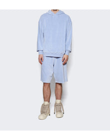 Martine Rose | Men | Classic Hoodie | Pale Blue x Scribble